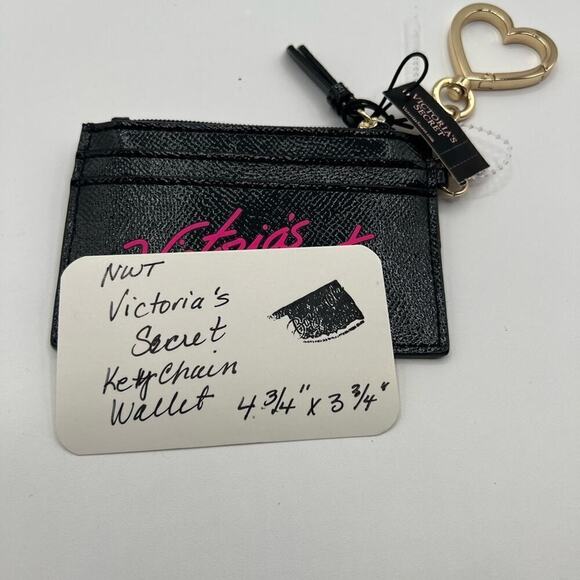 Victoria’s Secret BUNDLE OF 3 1 Wristlet plus 2 Key Chain Cardholders All NWT - Picture 12 of 13